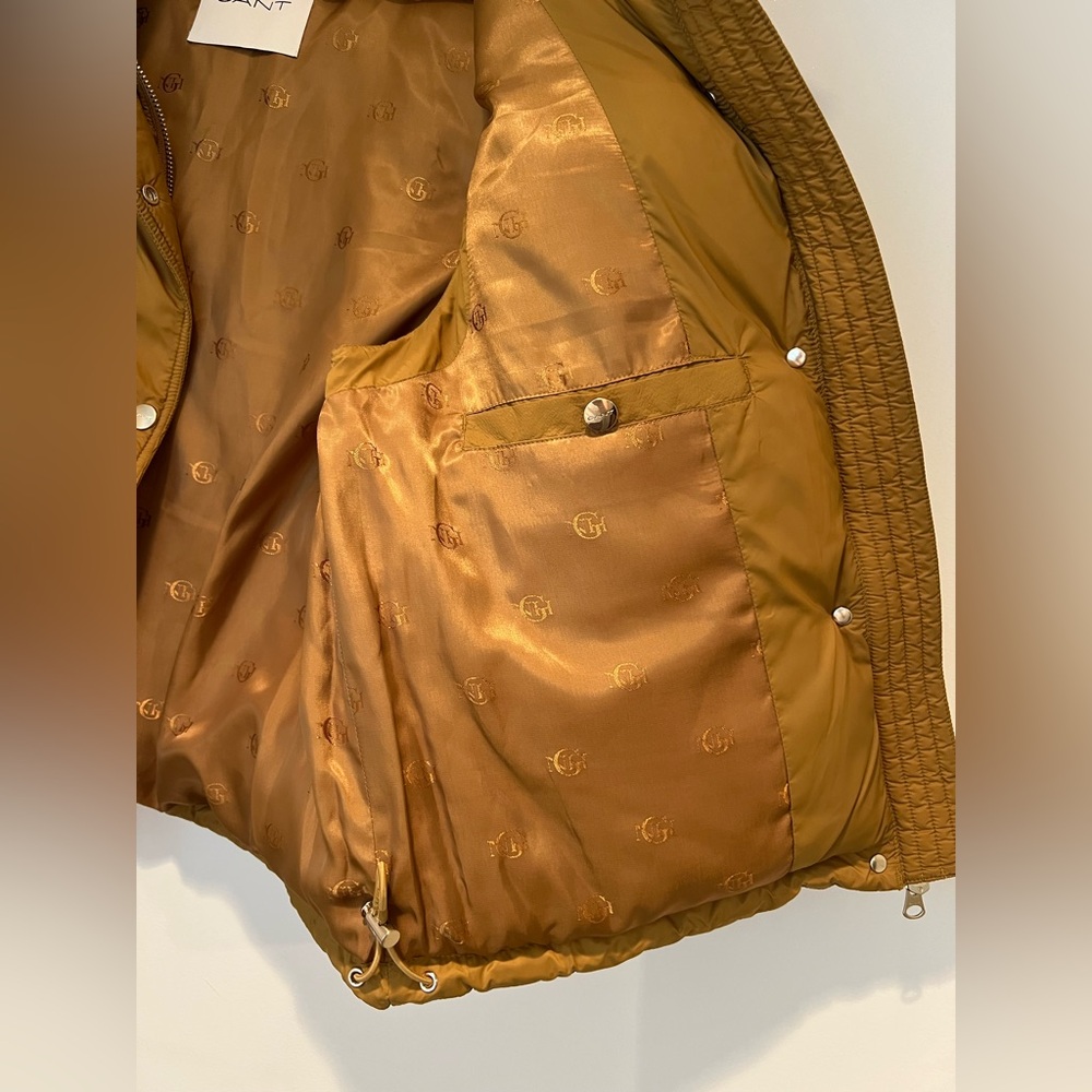 GANT Cloud Down Vest in Cocao Brown Size Small NWOT - Picture 8 of 13